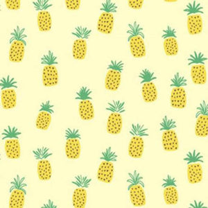 Pineapples Stretch Knit Pom Pom Hat